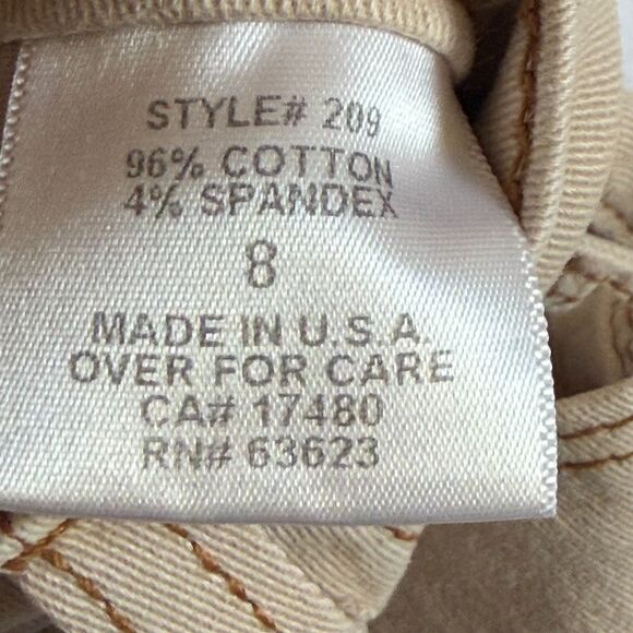 Not Your Daughters Jeans NYDJ Women's Size 8 Beige Crop - Picture 6 of 14